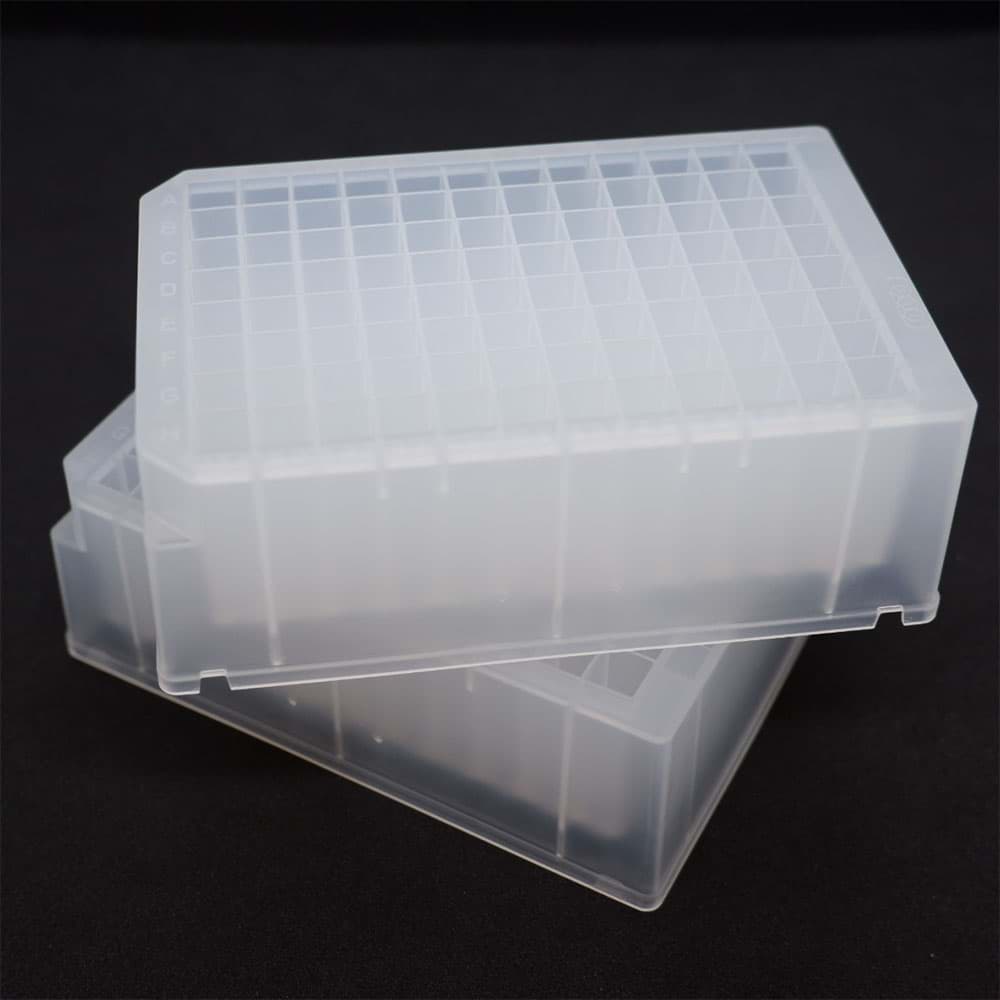 SafeStore Deep-well Plate, 2.0 ml 96 square well, U-Bottom 